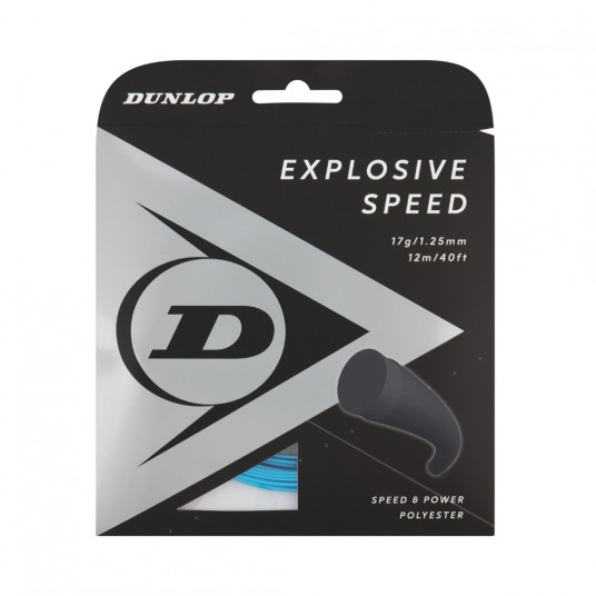 Stygos tenisui Dunlop EXPLOSIVE SPEED 1,25mm/17G/12M Blue