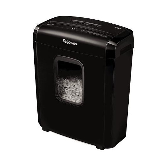 Powershred | 6M | Juoda | 13 L | Kreditinių kortelių smulkinimas | dB | Popieriaus apdorojimo standartas/išvestis 6 lapai per eigą | Mini-Cut smulkintuvas | Garantija 24 mėn.