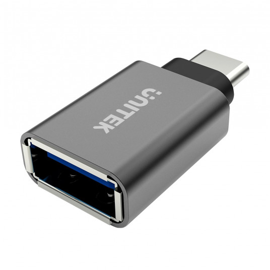 UNITEK Y-A025CGY USB Type-C USB Type-A adapteris Metalinis