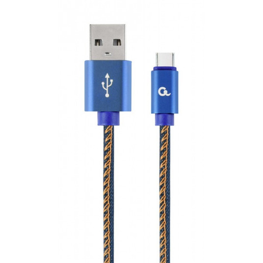 Cablexpert CC-USB2J-AMCM-2M-BL USB kabelis USB 2.0 USB A USB C Mėlyna