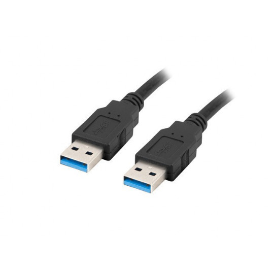 Lanberg CA-USBA-30CU-0018-BK USB laidas 1.8m 3.0 USB A Juoda