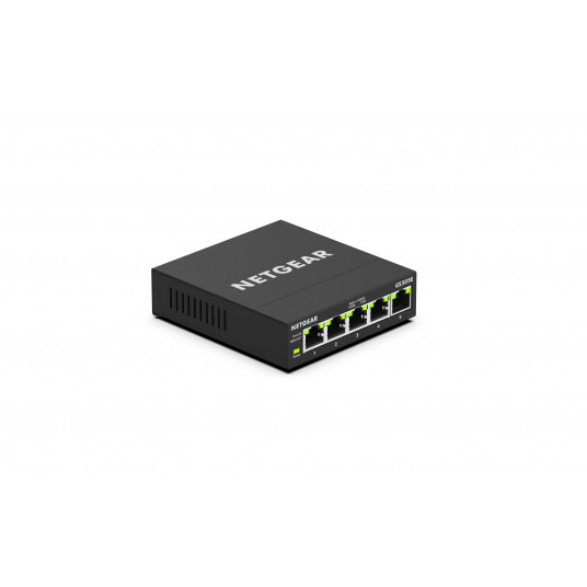 NETGEAR GS305E Valdomas Gigabit Ethernet (10/100/1000) Juoda