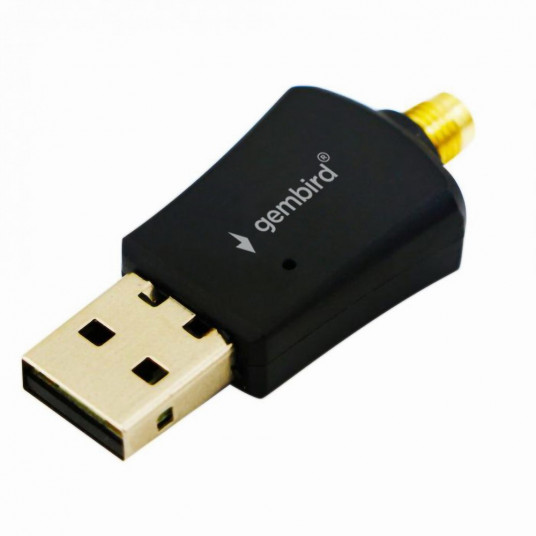 Gembird WNP-UA300P-02 WIFI USB tinklo plokštė 300 Mbps nuimama antena