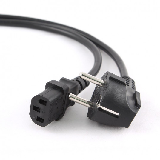 Gembird PC-186-VDE-3M maitinimo laidas su VDE patvirtinimu 3 metrų Juoda