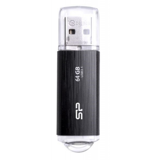 SILICON POWER Blaze B02 Pendrive USB atmintinė 64 GB USB Type-A 3.2 Gen 1 (SP064GBUF3B02V1K) Juoda