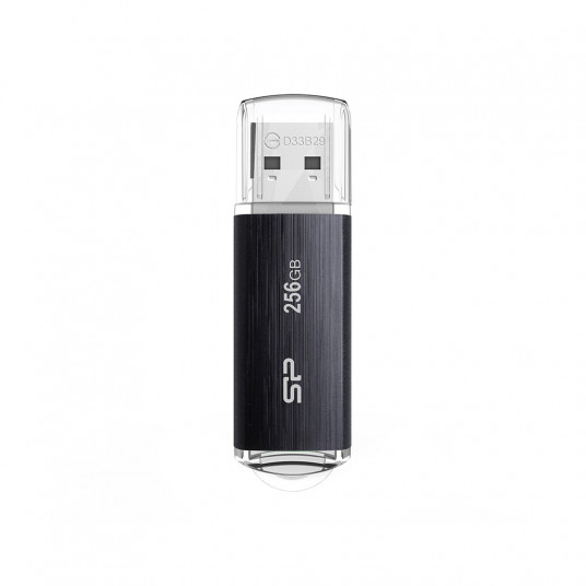 SILICON POWER Blaze B02 Pendrive USB atmintinė 256 GB USB Type-A 3.2 Gen 1 (SP256GBUF3B02V1K) Juoda