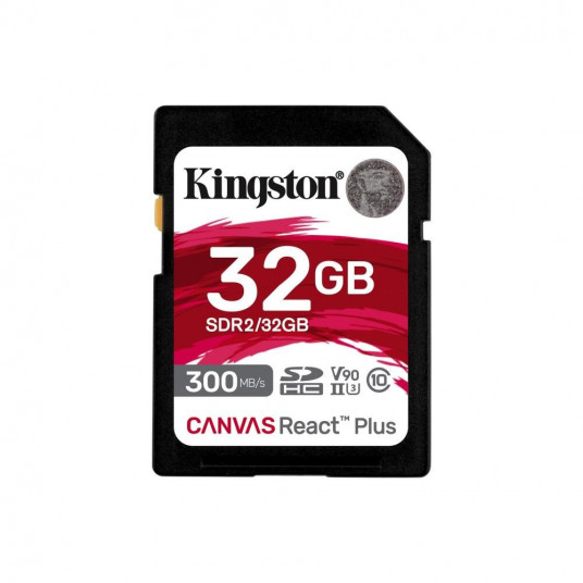 SD kortelė 32 GB Kingston SDHC React+ 300