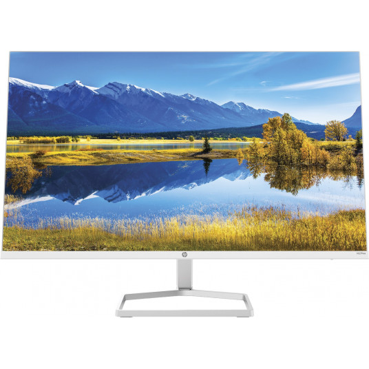  HP M27fwa 68,6 cm (27") 1920 x 1080 pikseliai „Full HD“ LCD Balta, Sidabras 