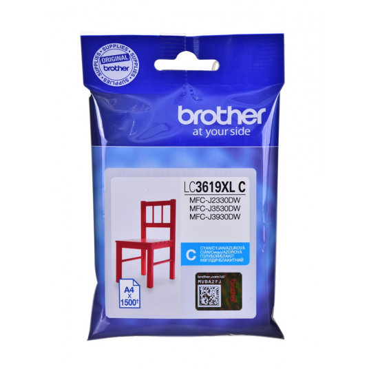 Brother LC-3617Y originali juoda rašalo kasetė 1 vnt.