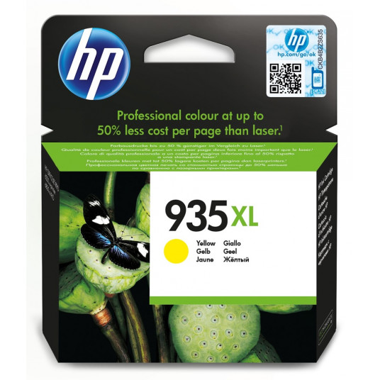 HP 935XL - Hojtydende - gul - originalus