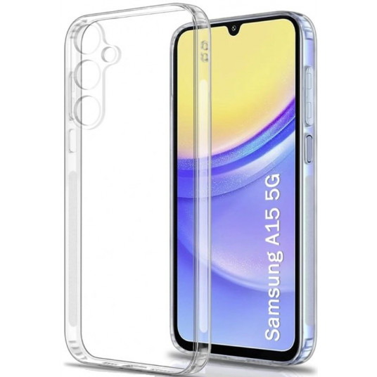 Mocco Ultra Back Case 1 mm silikoninis dėklas, skirtas Samsung Galaxy A15 5G Transparent