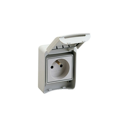 Pratika lizdas prancūziškas standartas IP65, 10-16A (81140)