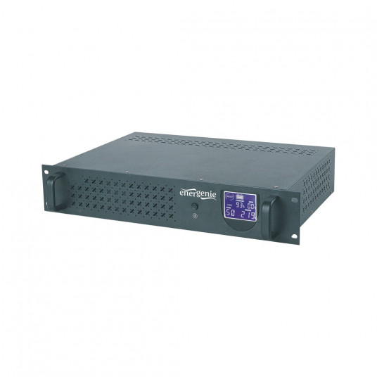 Gembird - Ups stovas 19'' 3.4u 1500va, 4xiec 230v out, iec14 in,rj11, usb, lcd „Line-Interactive“ 1,5 kVA 900 W 4 AC išvestis(ys / čių)