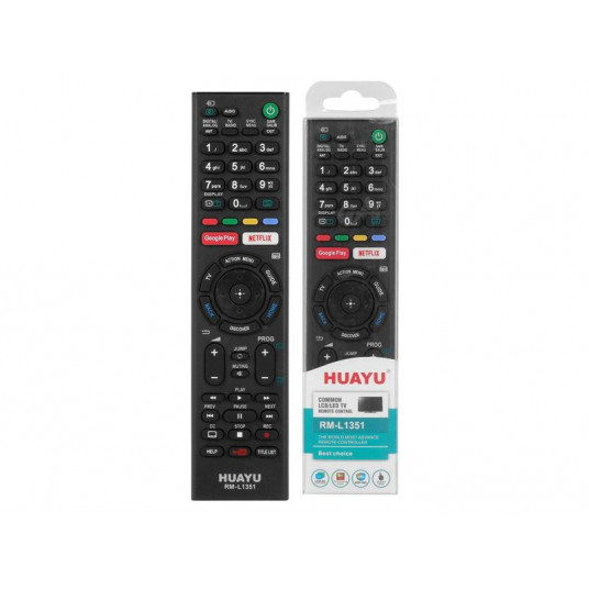 Lamex LXP1351 televizoriaus nuotolinio valdymo pultas TV LCD/LED Sony RM-L1351 / Netflix / Google Play / Youtube