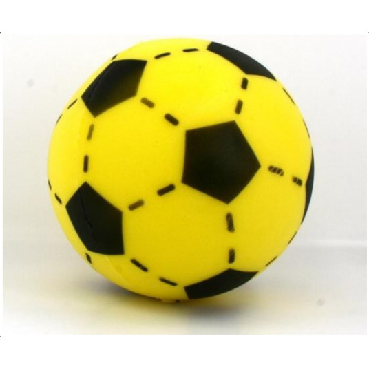Foam ball 20 cm, yellow - black