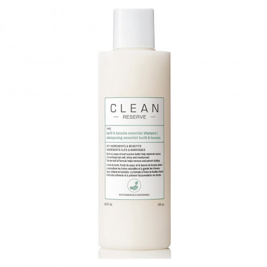Clean, Reserve, Buriti & Tucuma, plaukų šampūnas, skirtas drėkinimui, 296 ml