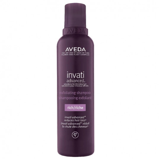 Aveda, Invati Advanced Rich, plaukų šampūnas, skirtas šveitimui, 200 ml