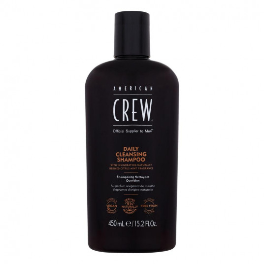 American Crew, kasdienis valymas, plaukų šampūnas, atgaivinimui, 450 ml
