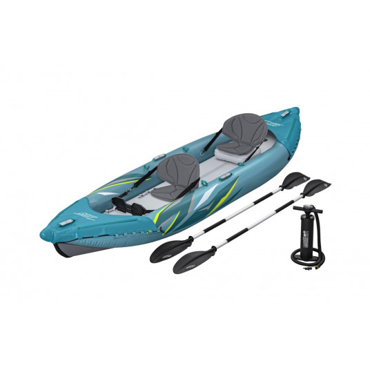 Dvivietė Pripučiama baidarė Bestway Waypoint Elite X2, 382x101x35cm, 65167