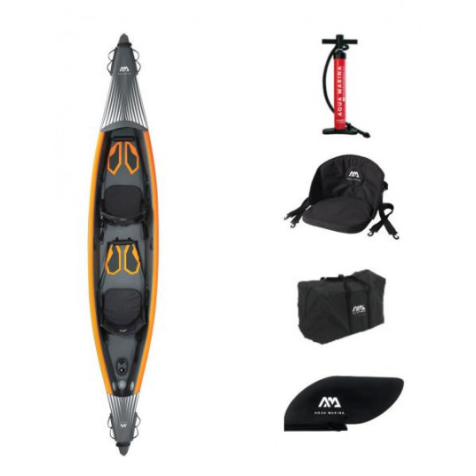 Dvivietė Pripučiama baidarė Aqua Marina Tomahawk 440x78 cm (AIR-K-440)