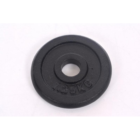 Plieninis svorio diskas štangoms ir hanteliams (lėkštė) 1,25 kg (31,5 mm)