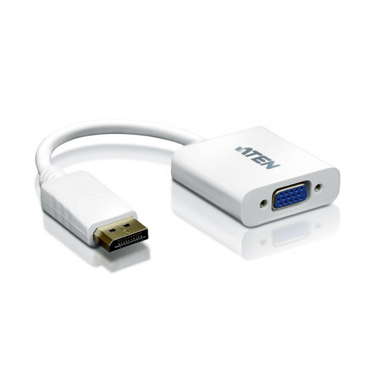 ATEN VC925-AT vaizdo kabelio adapteris DisplayPort VGA (D-Sub) Balta