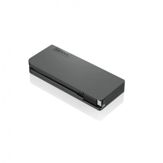 Lenovo 4X90S92381 knyginių kompiuterių dokas / jungčių replikatorius Vielinis USB 3.2 Gen 1 (3.1 Gen 1) Type-C Pilka