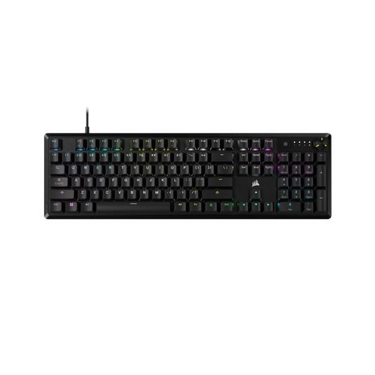 Corsair | Mechaninė žaidimų klaviatūra | K70 CORE RGB | Žaidimų klaviatūra | Laidinis | N/A | Juoda | A tipo USB | RAUDONA