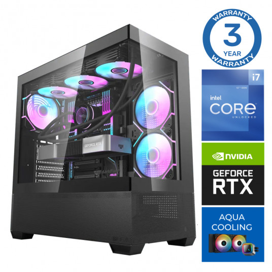 INTOP AQUA i7-14700F 32GB DDR5 1TB SSD M.2 NVME RTX4070 12GB no-OS