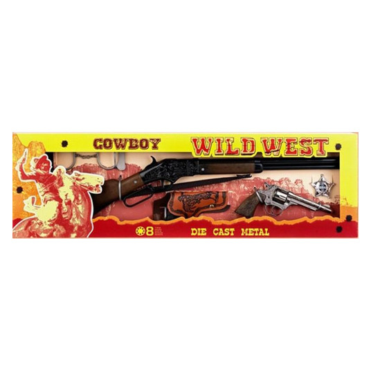 GONHER rinkinys kaubojaus ginklų WILD-WEST, 498/0