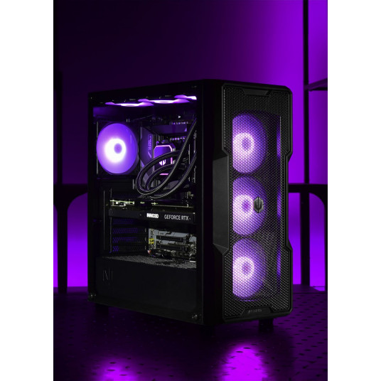 Actina 5901443337775 PC Intel® CoreTM i7 i7-14700KF 32 GB DDR5-SDRAM 2 TB SSD NVIDIA GeForce RTX 4070 The „Midi Tower“ Juoda