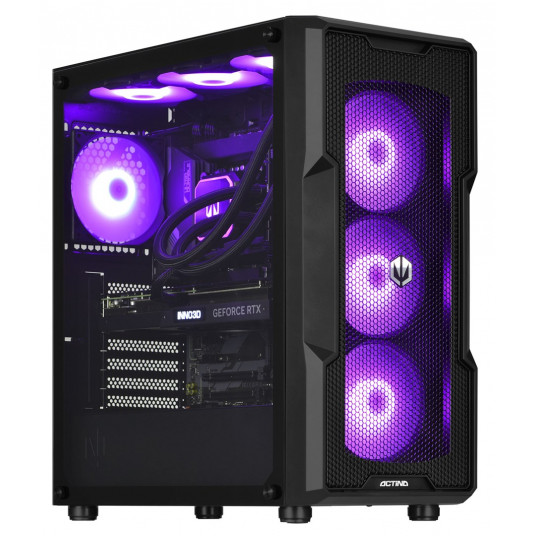 Actina 5901443329145 PC Intel® Core™ i7 i7-13700KF 32 GB DDR5-SDRAM 2 TB SSD NVIDIA GeForce RTX 4090 „Midi Tower“ Juoda