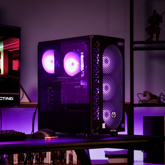 Actina 5901443337379 PC AMD RyzenTM 5 5500 16 GB DDR4-SDRAM 1 TB SSD NVIDIA GeForce RTX 4060 „Midi Tower“ Juoda