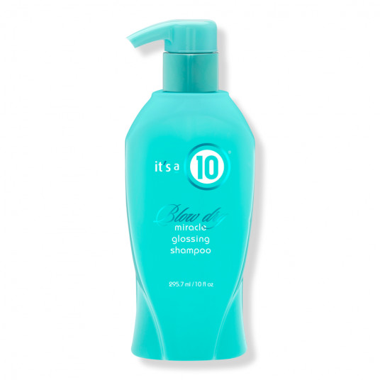 Tai 10 „Miracle Blow Dry Glossing“ plaukų šampūnas, skirtas drėkinimui / šukavimui ir blizgesiui, 295,7 ml