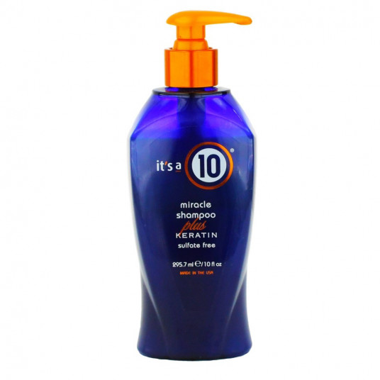 Tai 10, Miracle Deep Plus Keratin, plaukų šampūnas, skirtas apsaugai nuo karščio, 295,7 ml