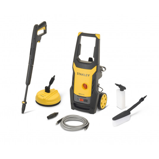 Aukšto slėgio plovykla STANLEY SXPW14PE su Patio Cleaner (1400 W, 110 barų, 390 l/val.)