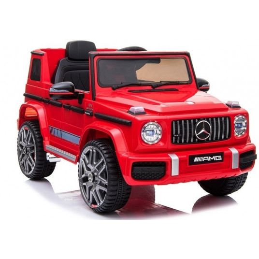 Elektromobilis "Mercedes G63 AMG", raudonas