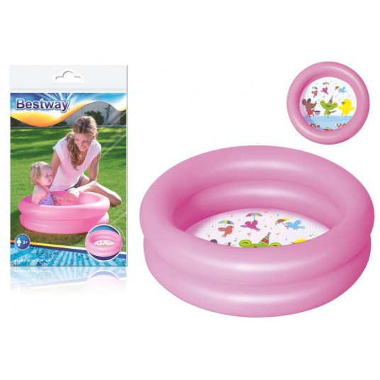 Bestway pripučiamas baseinas 61 cm x 15 cm, rožinis
