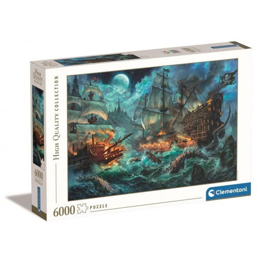 Puzzle 1000 elements High Quality Pirates Battle