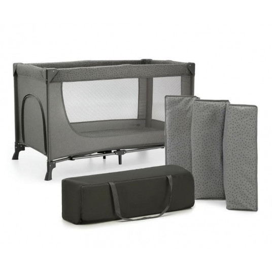 Travel cot JOY 2 DARK GREY