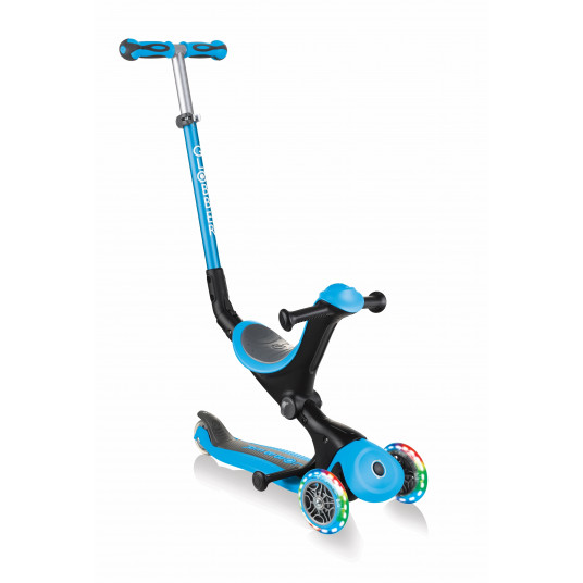 GLOBBER paspirtukas Go Up Deluxe Lights, mėlyna, 646-101
