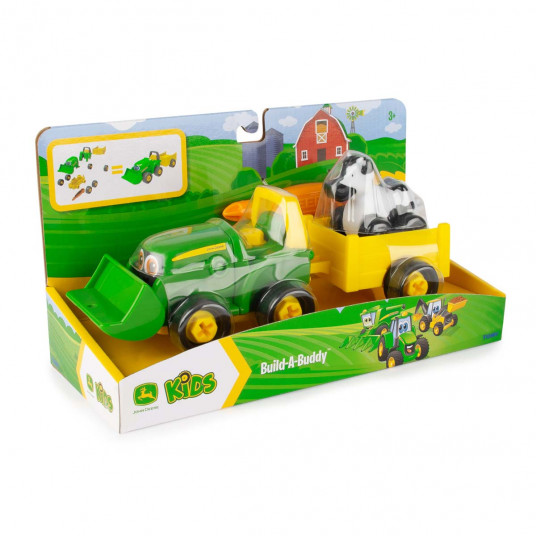 JOHN DEERE traktorius su priekaba, 47209