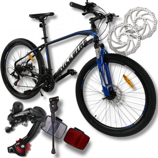 Dviratis - Shimano, 26", mėlynas