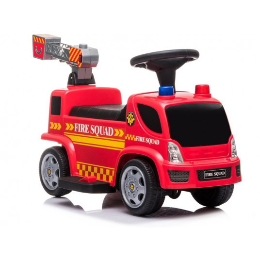 Elektrinis gaisrinės automobilis, raudonas
