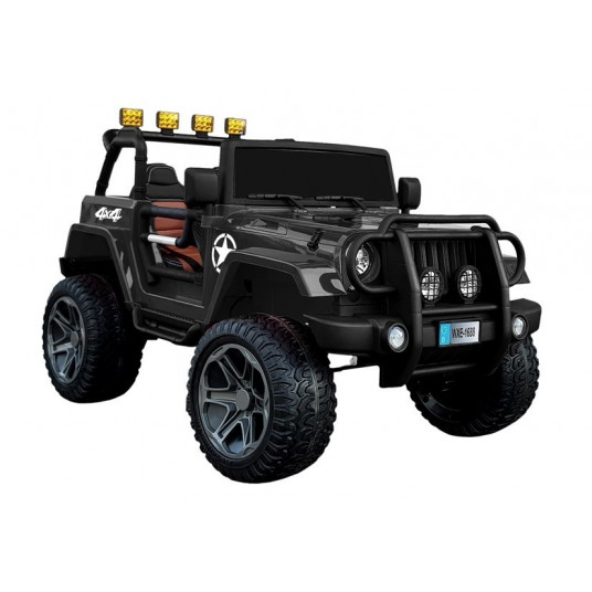 Dvivietis elektromobilis STRONG 4x4, juodas