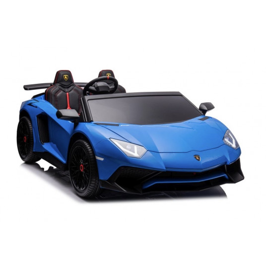 Dvivietis elektromobilis Lamborghini XXL A8803, mėlynas