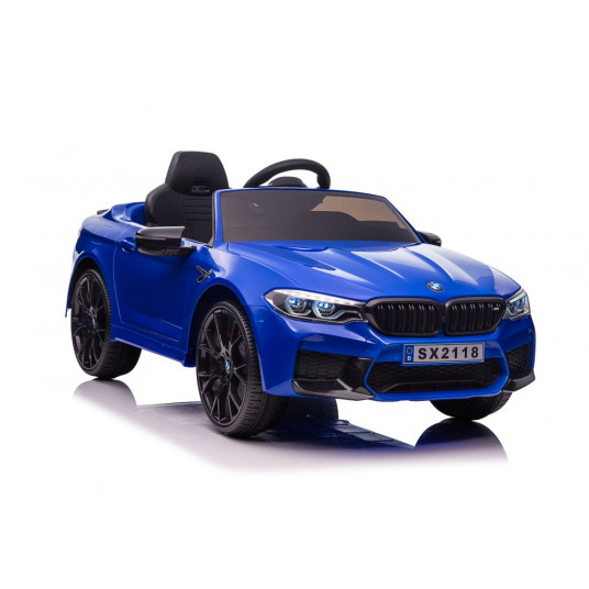 Vienvietis elektromobilis BMW M5 DRIFT, mėlynas