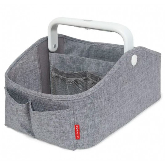 Light Up Diaper Caddy- Heather Grey