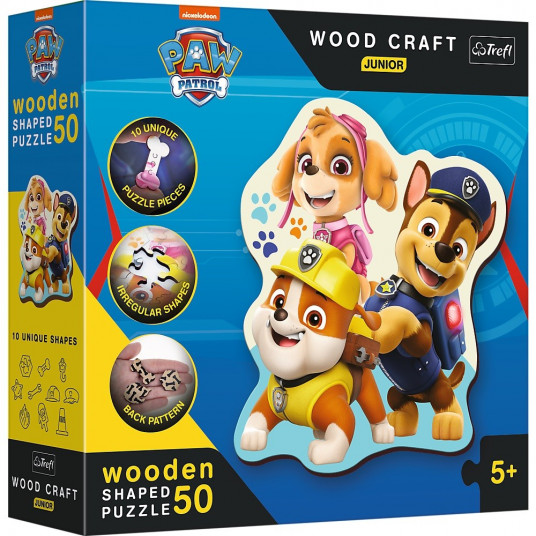 Wood puzzles 50 elements Paw Patrol