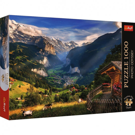 Puzzle 1000 pieces Premium Plus Lauterbrunnen Valley Switzerland
